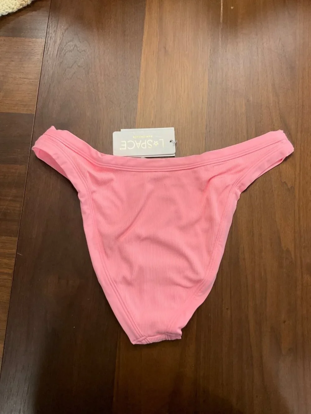 L*Space Foley Bitsy Bikini Bottom in Crystal Pink XLarge New Womens Swimsuit